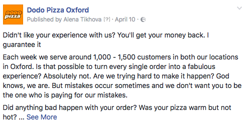 Guess what happened when we offered a 100% money-back guarantee to all unhappy customers